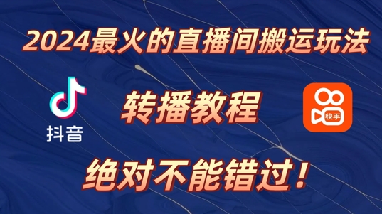 2024年最火的直播间搬运玩法，详细教程，绝对不能错过!-91学习网