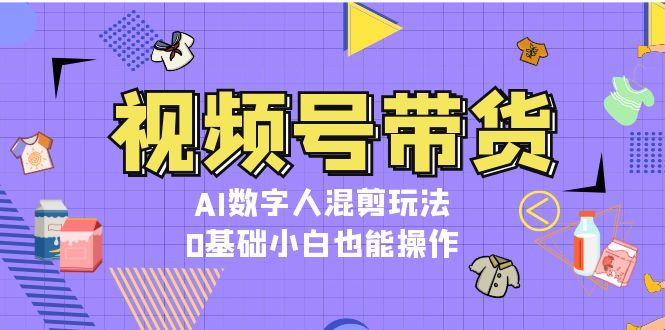 （13359期）视频号带货，AI数字人混剪玩法，0基础小白也能操作-91学习网