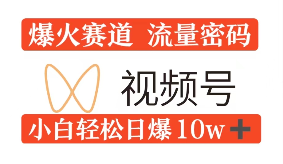 0粉在视频号爆火赛道流量密码，模式全方位，小白轻松日爆10w+流量-91学习网