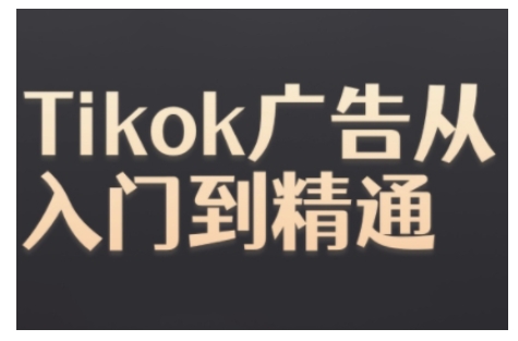 Tiktok Ads实操教程，Tiktok广告从入门到精通-91学习网