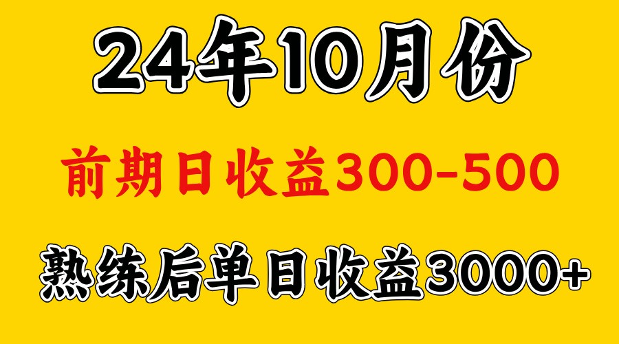 高手是怎么赚钱的.前期日收益500+熟练后日收益3000左右-91学习网