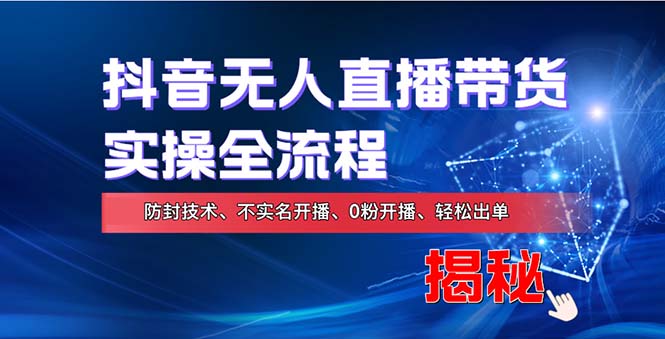 （13001期）在线赚钱新途径：如何用抖音无人直播实现财务自由，全套实操流程，含…-91学习网