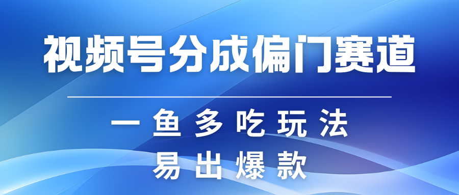 视频号创作者分成计划偏门类目，容易爆流，实拍内容简单易做-91学习网