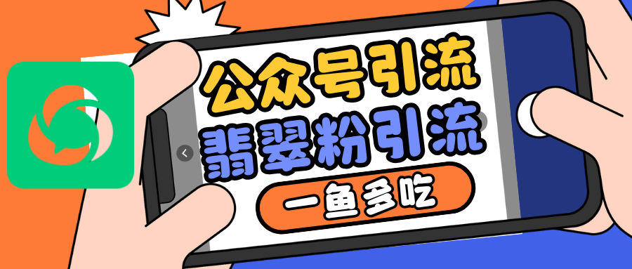 公众号低成本引流翡翠粉，高客单价，大力出奇迹一鱼多吃-91学习网