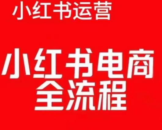 红薯电商实操课，小红书电商全流程-91学习网