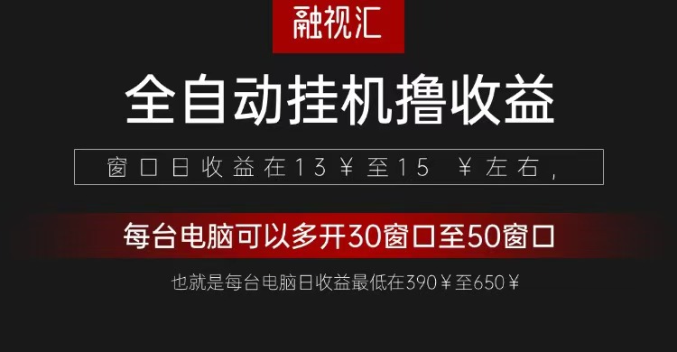 全自动观影看广告撸收益项目（日收益300+）-91学习网