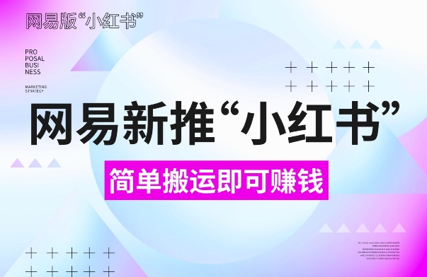 网易官方新推“小红书”，搬运即有收益，新手小白千万别错过(附详细教程)【揭秘】-91学习网