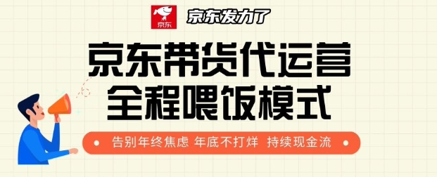 京东带货代运营全程喂饭模式，告别年终焦虑 年底不打烊 持续现金流+-91学习网