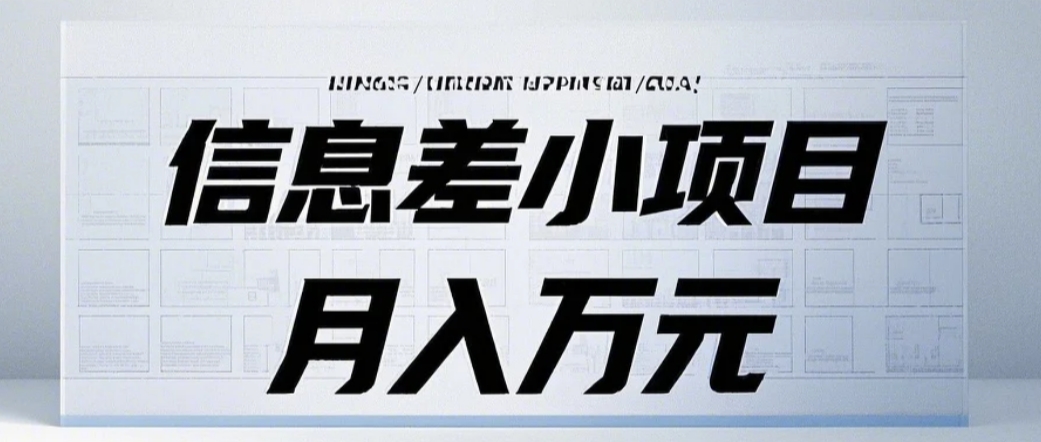 信息差小项目：国内外视频代下载，项目操作简单零成本零门槛月入过万-91学习网