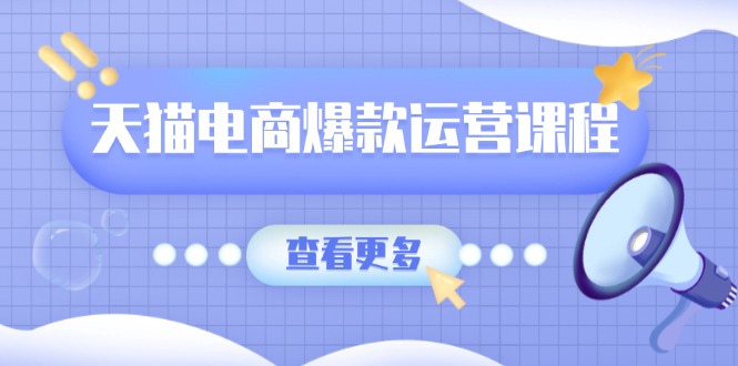 （13910期）天猫电商爆款运营课程，爆款卖点提炼与流量实操，多套模型全面学习-91学习网