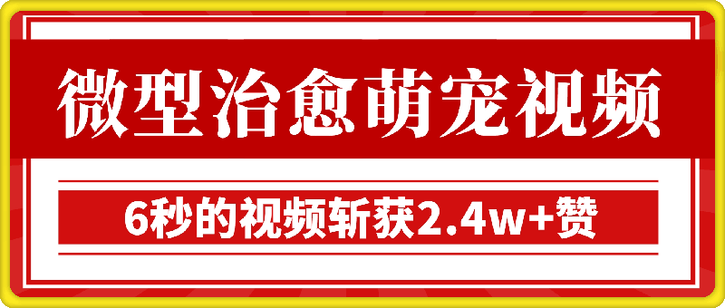 小众赛道，让观众为情绪买单，蓝海市场，全平台可做，治愈系电子抱枕-91学习网