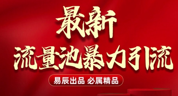 最新“流量池”无门槛暴力引流(全网首发)日引500+-91学习网